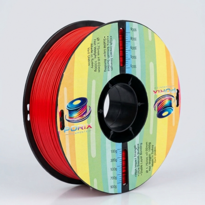 Porix 3D PLA Filament Kırmızı 1.75mm 1Kg